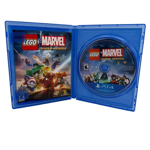 Playstation 4 PS4 - Lego Marvel Super Heroes - CIB - Tested/Works - Picture 3 of 4